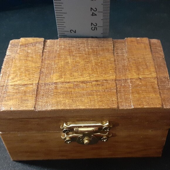 NEW!! Handmade Wood Trinket/Jewelry Box with Lid and Latch - Newly Made!! - Picture 12 of 12